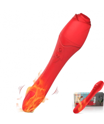 Rosa Vibrador Con Efecto Calor